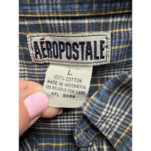 Men's Vintage Aeropostale Short Sleeve Button Up Size Large
